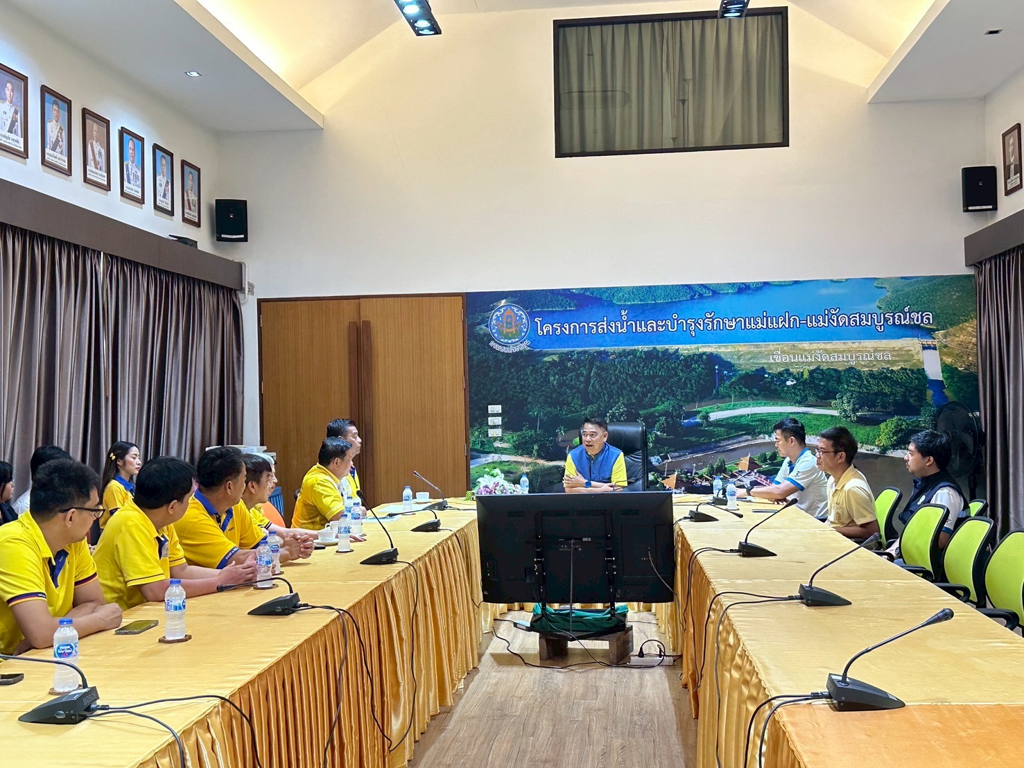 โครงการส่งน้ำและบำรุงรักษาแม่แฝก-แม่งัดสมบูรณ์ชล  ร่วมมือโรงไฟฟ้าเขื่อนแม่งัดสมบูรณ์ชล ดำเนินการตามแผนซ่อมบำรุงรักษาเครื่องกำเนิดไฟฟ้า ประจำปี 2568 