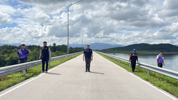 โครงการส่งน้ำและบำรุงรักษาแม่แฝก-แม่งัดสมบูรณ์ชล  ยืนยัน แผ่นดินไหว ขนาด 2.5 (ต.กึัดช้าง อ.แม่แตง) ไม่กระทบเขื่อนแม่งัดสมบูรณ์ชล 