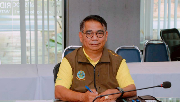 ผู้อำนวยการโครงการส่งน้ำและบำรุงรักษาแม่แฝก-แม่งัดสมบูรณ์ชล การประชุมติดตามสถานการณ์น้ำ