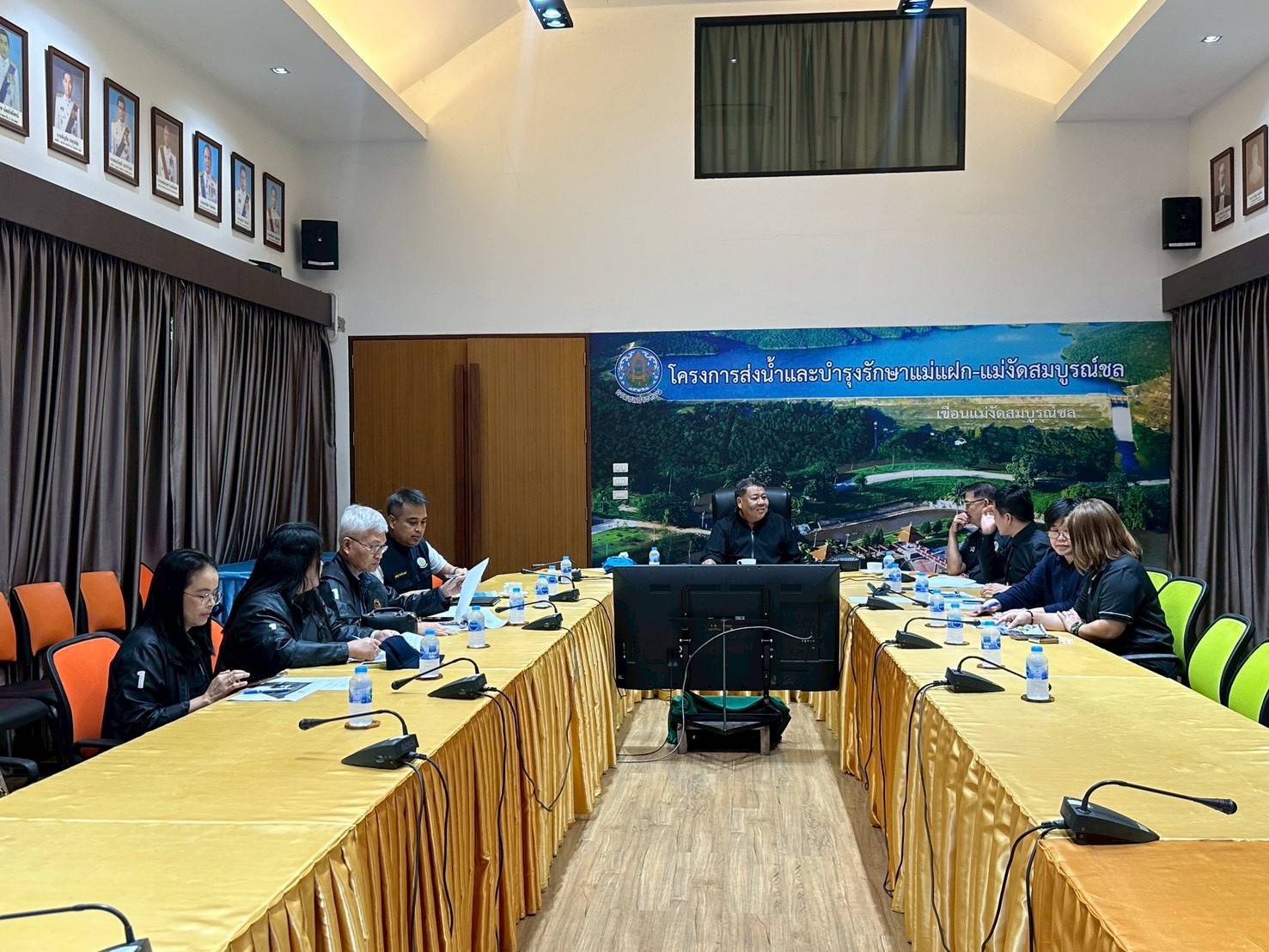 โครงการส่งน้ำและบำรุงรักษาแม่แฝก-แม่งัดสมบูรณ์ชล  จับมือสำนักงานก่อสร้างชลประทานขนาดใหญ่ที่ 1 ร่วมประชุมหารือและลงตรวจสอบพื้นที่เตรียมความพร้อมรับรองนายกรัฐมนตรีและ รมว.กษ. (ร้อยเอก ธรรมนัส พรหมเผ่า) ในการตรวจราชการพื้นที่จังหวัดเชียงใหม่