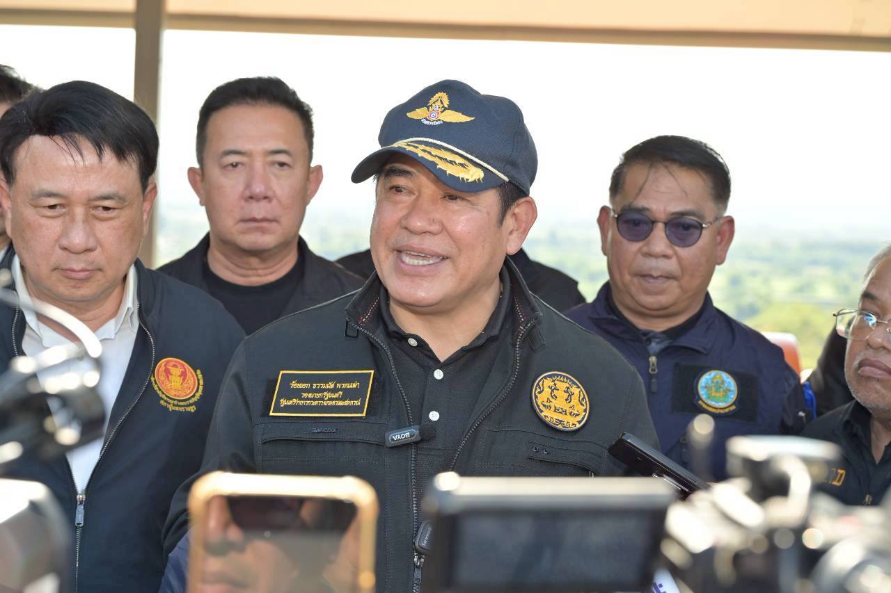 โครงการส่งน้ำและบำรุงรักษาแม่แฝก-แม่งัดสมบูรณ์ชล ต้อนรับรองนายกรัฐมนตรีและ รมว.เกษตรฯ (ร้อยเอก ธรรมนัส พรหมเผ่า)  ลงพื้นที่ตรวจราชการและติดตามโครงการก่อสร้างอุโมงค์ผันน้ำเขื่อนแม่กวงอุดมธารา ณ เขื่อนแม่งัดสมบูรณ์ชล