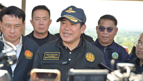 โครงการส่งน้ำและบำรุงรักษาแม่แฝก-แม่งัดสมบูรณ์ชล ต้อนรับรองนายกรัฐมนตรีและ รมว.เกษตรฯ (ร้อยเอก ธรรมนัส พรหมเผ่า)  ลงพื้นที่ตรวจราชการและติดตามโครงการก่อสร้างอุโมงค์ผันน้ำเขื่อนแม่กวงอุดมธารา ณ เขื่อนแม่งัดสมบูรณ์ชล