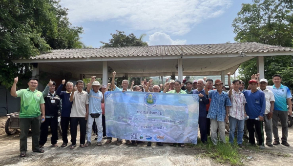โครงการส่งน้ำและบำรุงรักษาแม่แฝก-แม่งัดสมบูรณ์ชล  เดินหน้า! จัดประชุมชี้แจงแผนจัดสรรน้ำฤดูฝน ปี 2568 สี่กลุ่มผู้ใช้น้ำชลประทาน พื้นที่ตำบลบ้านเป้า อำเภอแม่แตง จังหวัดเชียงใหม่