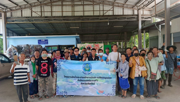 โครงการส่งน้ำและบำรุงรักษาแม่แฝก-แม่งัดสมบูรณ์ชล ลงพื้นที่จัดประชุมชี้แจงแผนจัดสรรน้ำและเพาะปลูกพืชฤดูฝน ปี 2568 (กลุ่มผู้ใช้น้ำคลองซอย 16 และผู้ใช้น้ำคลองซอย 1 ขวา 16 ขวา)