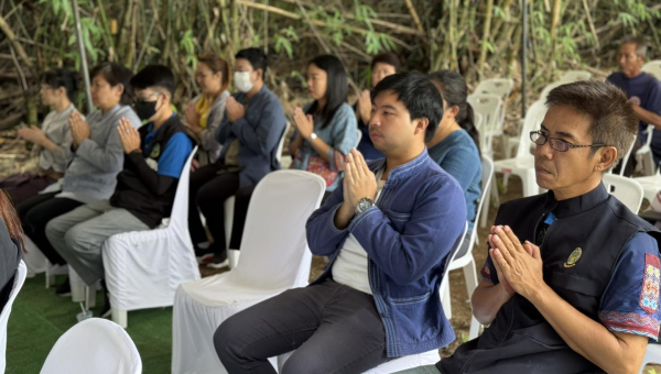 โครงการส่งน้ำและบำรุงรักษาแม่แฝก-แม่งัดสมบูรณ์ชล ร่วมพิธีบวงสรวงอารักษ์เจ้าที่ผีขุนน้ำ สืบสานประเพณีและปลูกจิตสำนึกการอนุรักษ์แหล่งน้ำ ประจำปี 2568 ณ หอศาลอารักษ์ คลองส่งน้ำสาย 1 เขื่อนแม่งัดสมบูรณ์ชล