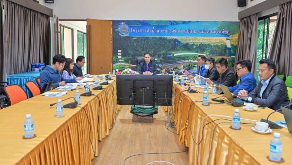 โครงการส่งน้ำและบำรุงรักษาแม่แฝก-แม่งัดสมบูรณ์ชล เข้าร่วมประชุมในกิจกรรมกิจกรรมเพื่อพัฒนาคุณภาพการบริหารจัดการโครงการส่งน้ำและบำรุงรักษา/โครงการชลประทาน ระดับสำนักงานชลประทานที่ ๑ ประจำปี พ.ศ.๒๕๖๙